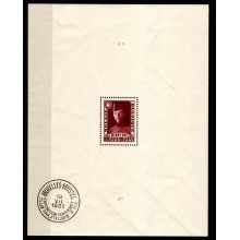 Frimærkeudstilling Bruxelles. Miniark.